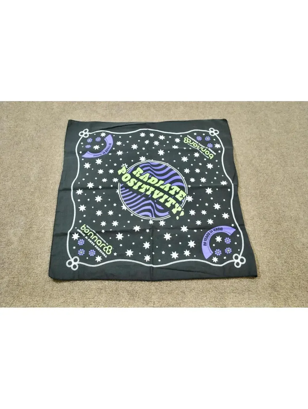 Bonnaroo Music Festival 2021 Band Show Tennessee Black Bandana